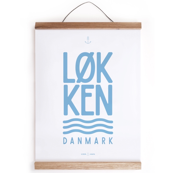 Hjemhavn Løkken // Plakat 30x40cm